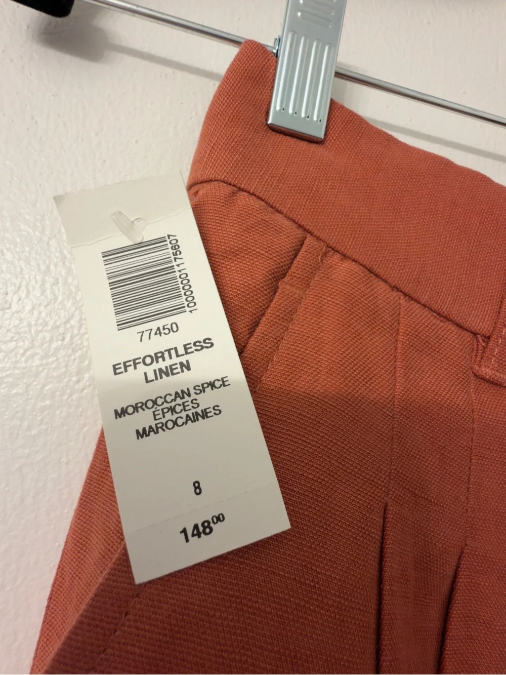 Aritzia Effortless Pants - Trousers - Rust/Burnt Orange